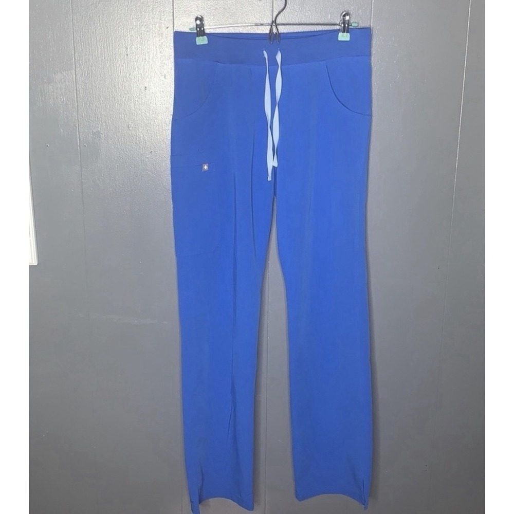 Figs Technical Scrub Pants Wide Elastic Waist & Drawstring Size Small Tall - Picture 6 of 6